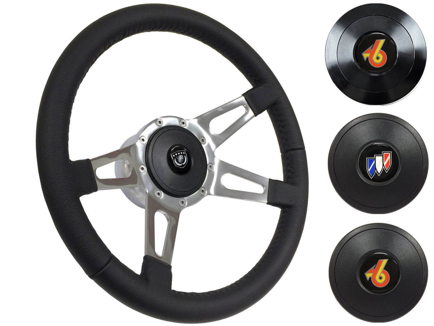 1969-89 Buick Steering Wheel Kit | Black Leather | ST3070