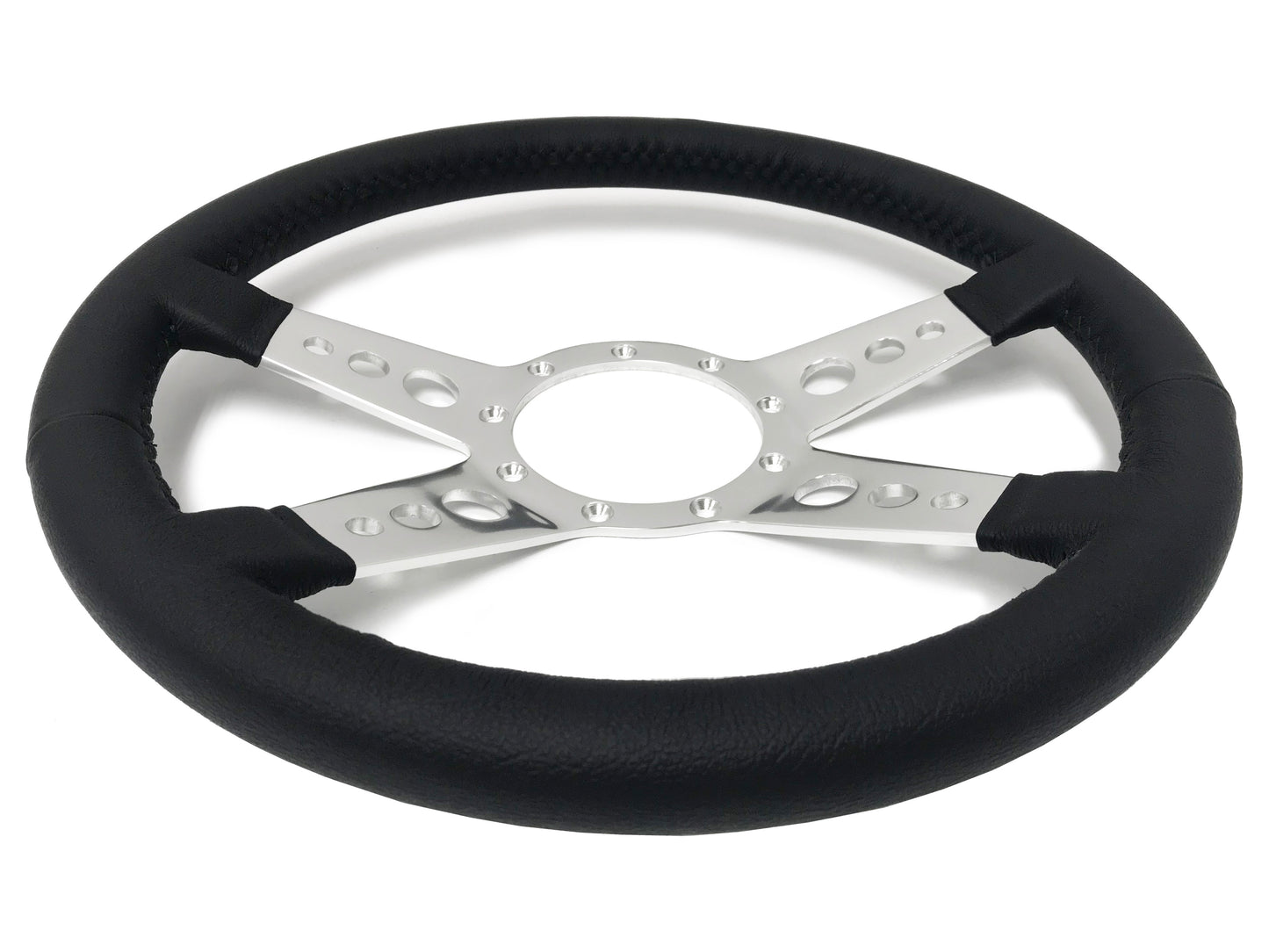 1982-89 Camaro Steering Wheel Kit | Black Leather | OE Horn Button