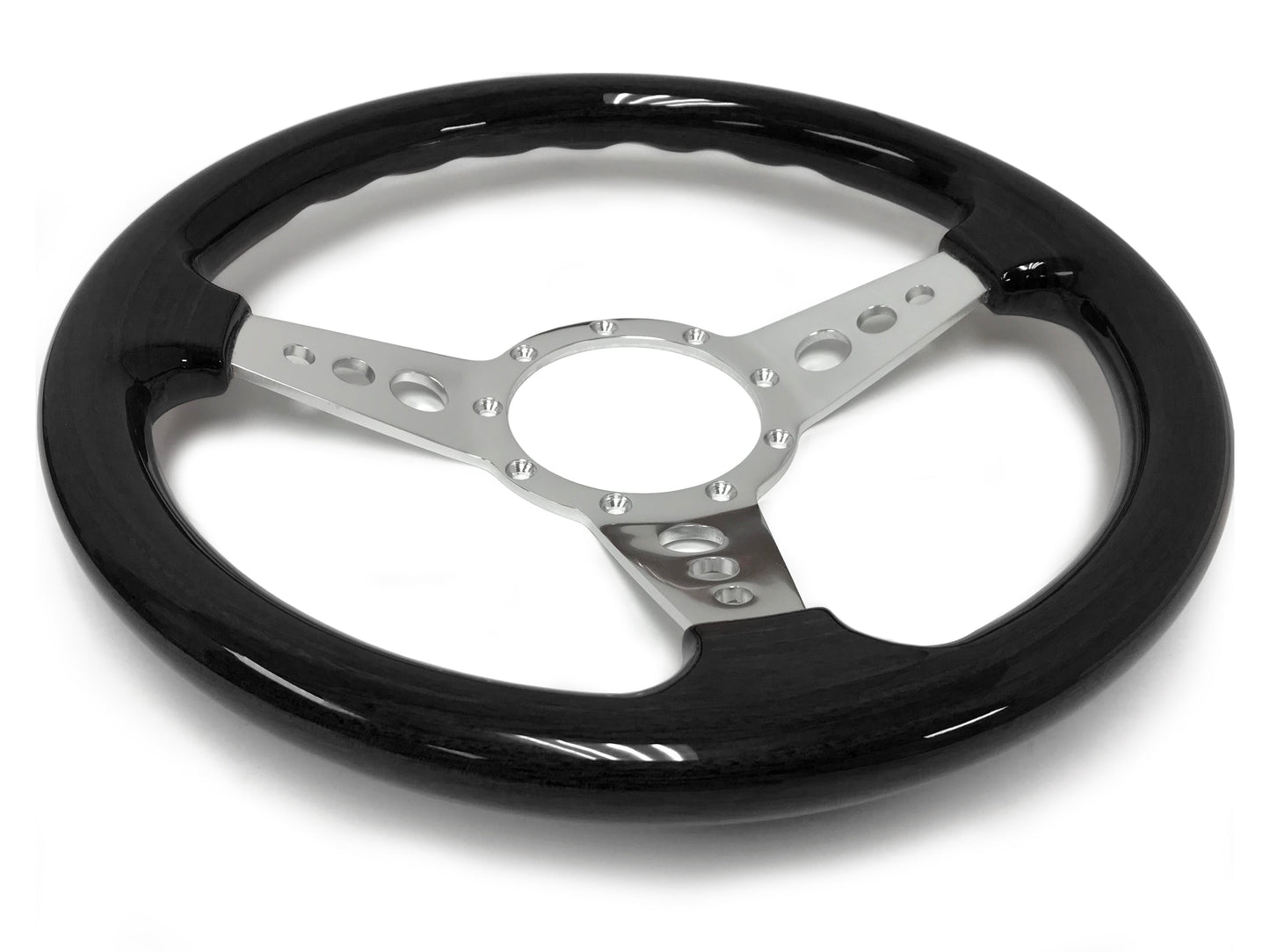 1967-68 El Camino Steering Wheel Kit | Black Ash Wood | ST3075