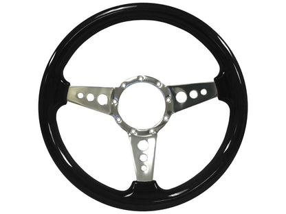 1970-79 Ford Ranchero Steering Wheel Kit | Black Ash Wood | ST3075