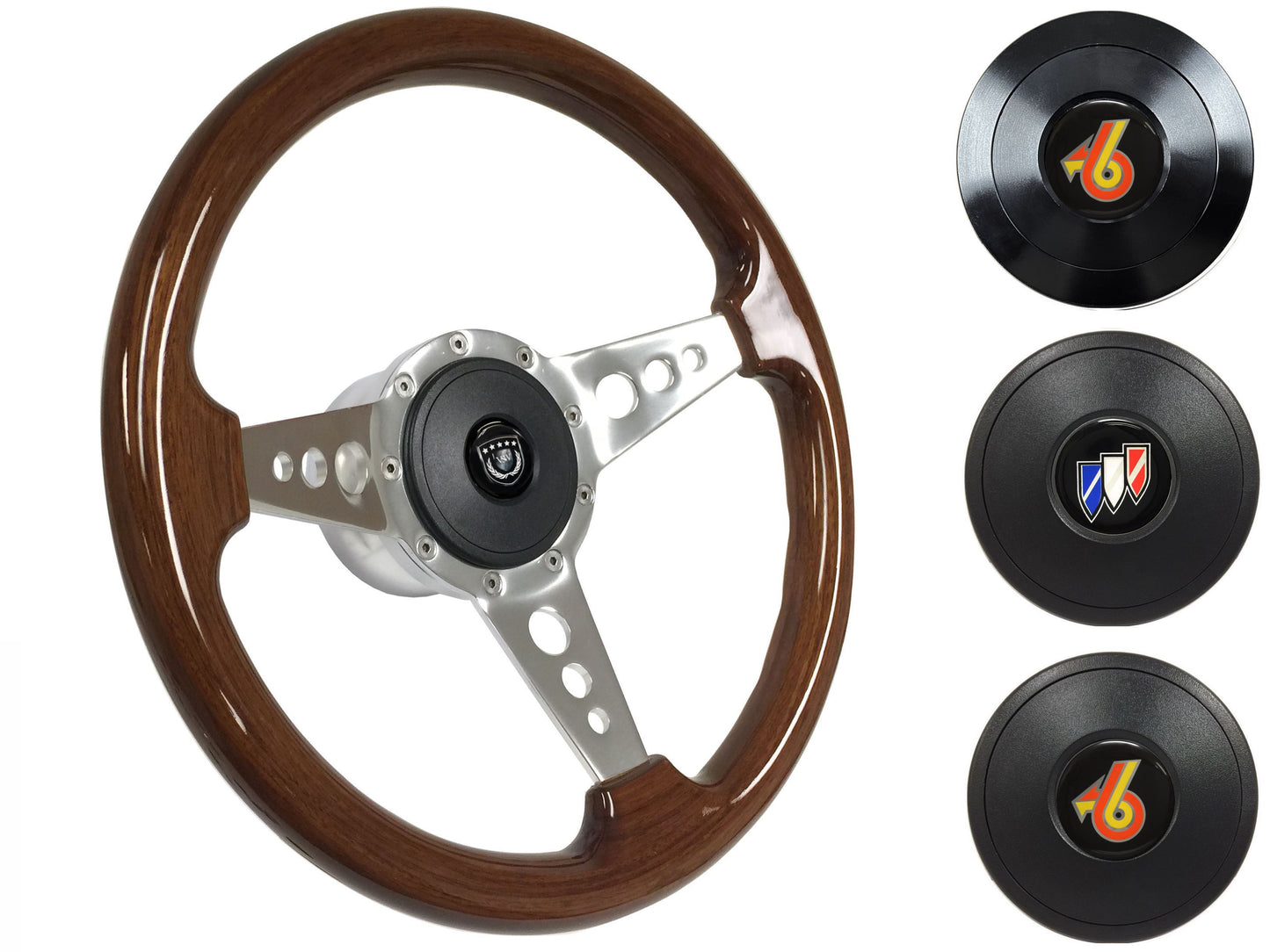 1967-68 Buick Steering Wheel Kit | Mahogany Wood | ST3076