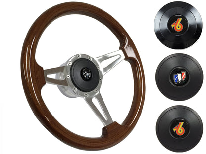 1969-89 Buick Steering Wheel Kit | Mahogany Wood | ST3078