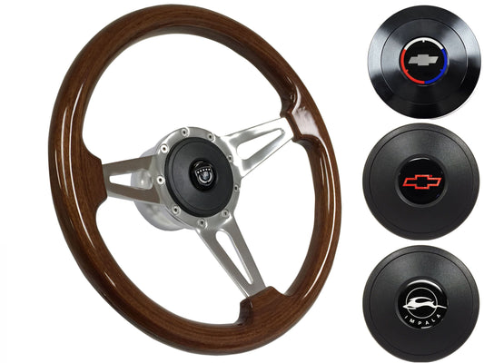 1969-85 Impala Steering Wheel Kit | Mahogany Wood | ST3078