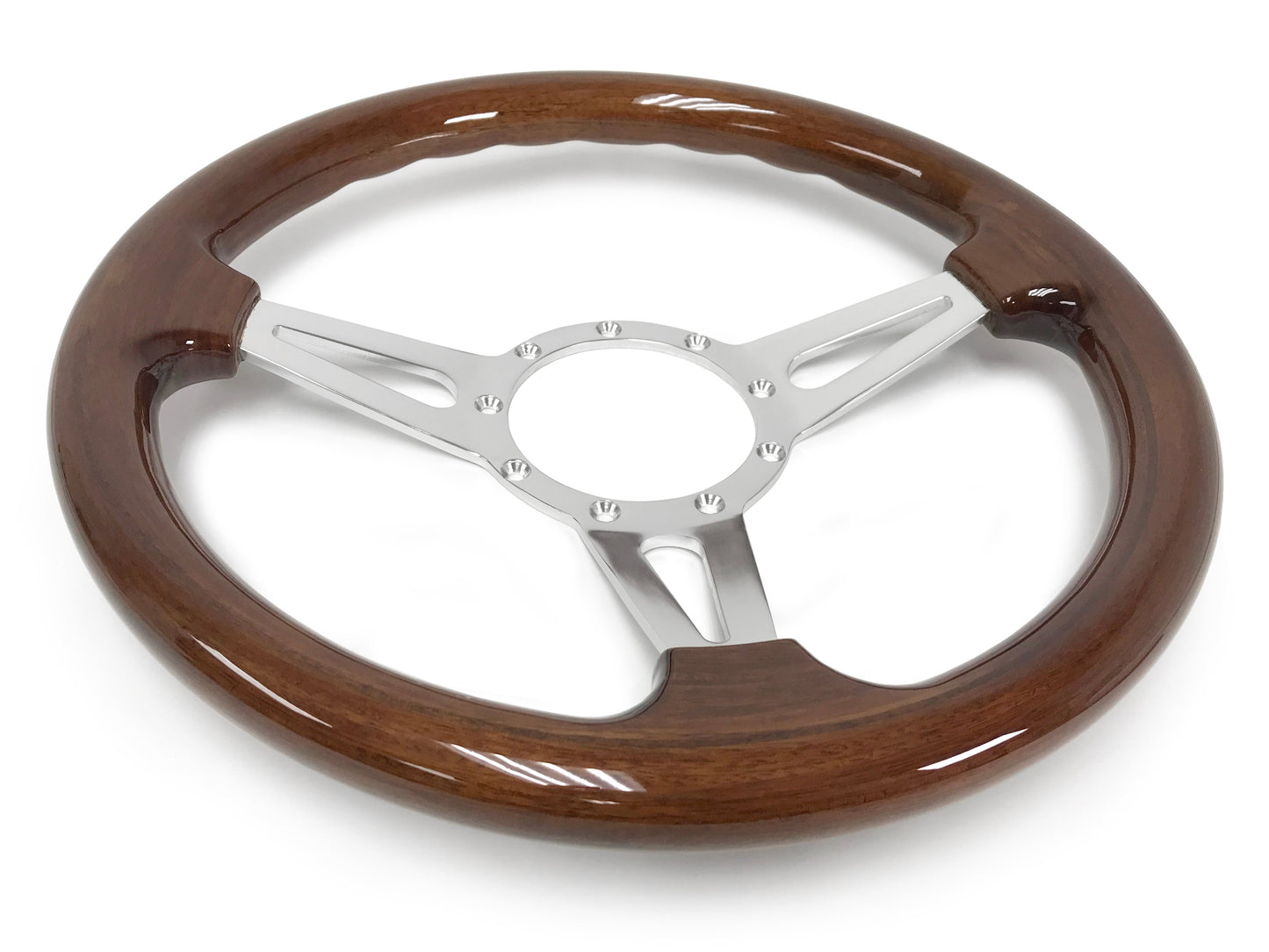 1969-77 Chevelle Steering Wheel Kit | Mahogany Wood | ST3078