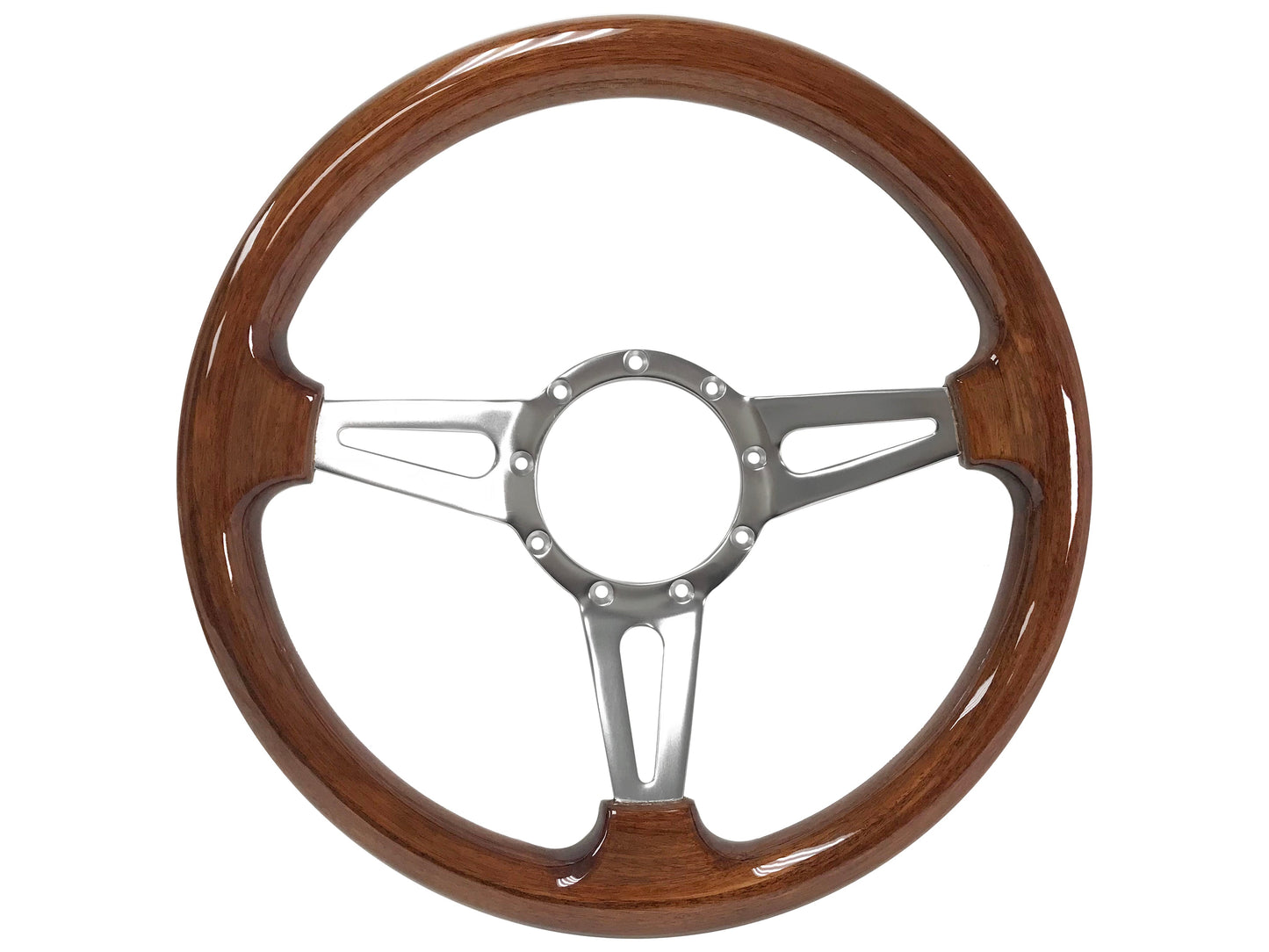 1975-77 Ford Bronco Steering Wheel Kit | Mahogany Wood | ST3078