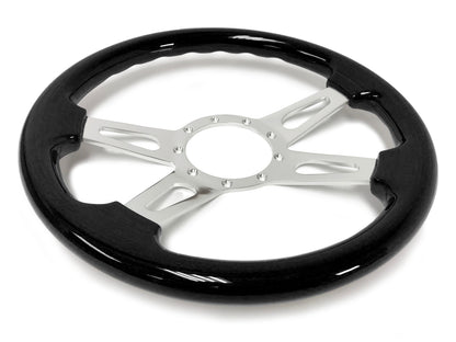 1984-89 Corvette Steering Wheel Kit | Black Ash Wood | ST3079