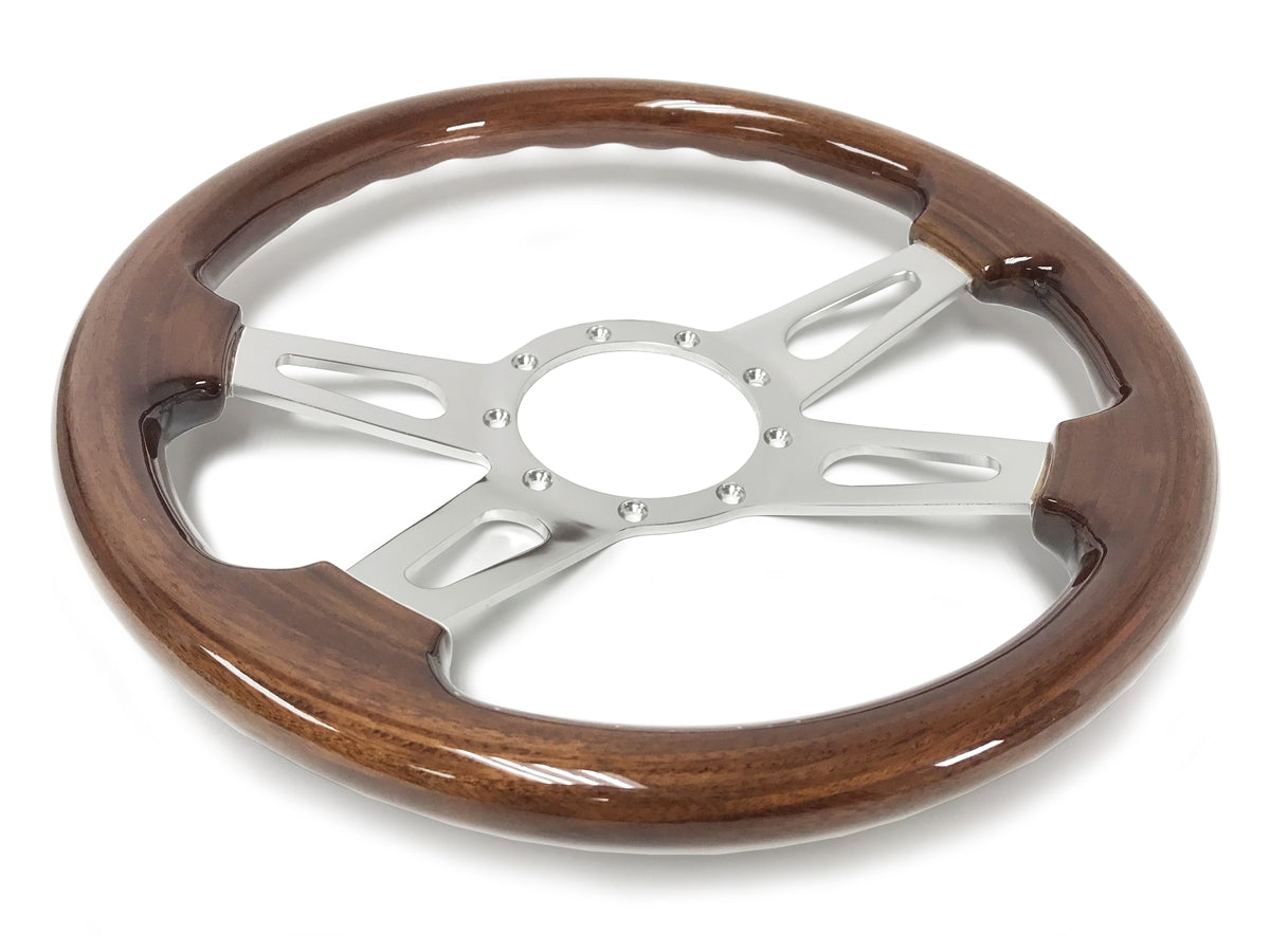 1959-62 Ford Galaxie Steering Wheel Kit | Walnut Wood | ST3080