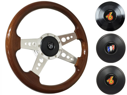 1967-68 Buick Steering Wheel Kit | Mahogany Wood | ST3082