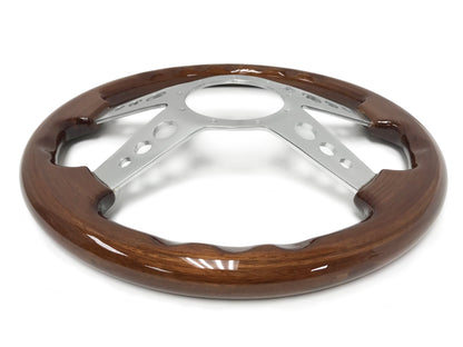 1964.5 Ford Mustang Steering Wheel Kit | Mahogany Wood