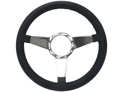 1969-75 Corvette Steering Wheel Kit | Black Leather | ST3087