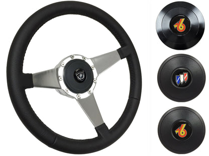 1967-68 Buick Steering Wheel Kit | Black Leather | ST3087