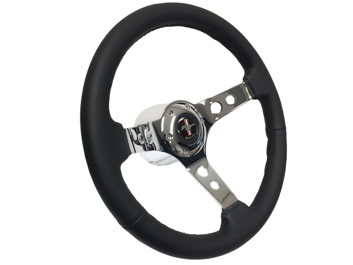 1965-69 Ford Ranchero Steering Wheel Kit | Black Leather | ST3095