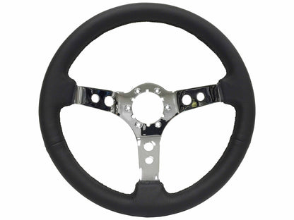 1960-73 Chevy Truck, GMC Steering Wheel Kit | Black Leather | ST3095