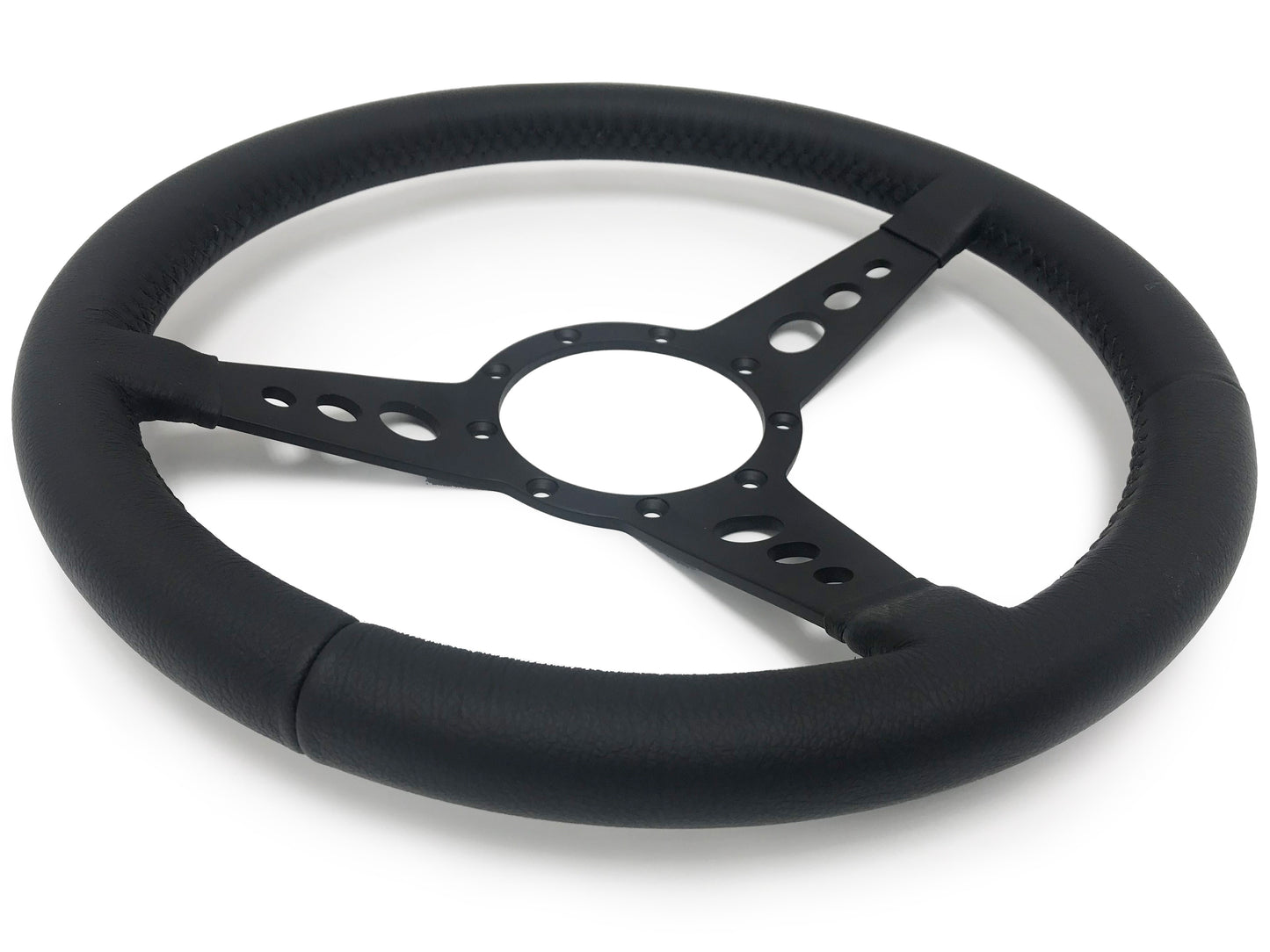 1982-89 Camaro Steering Wheel Kit | Black Leather | OE Horn Button