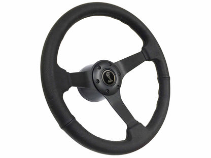 1964.5 Ford Mustang Steering Wheel Kit | Black Leather