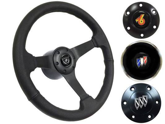 1969-89 Buick Steering Wheel Kit | Black Leather | ST3160BLK