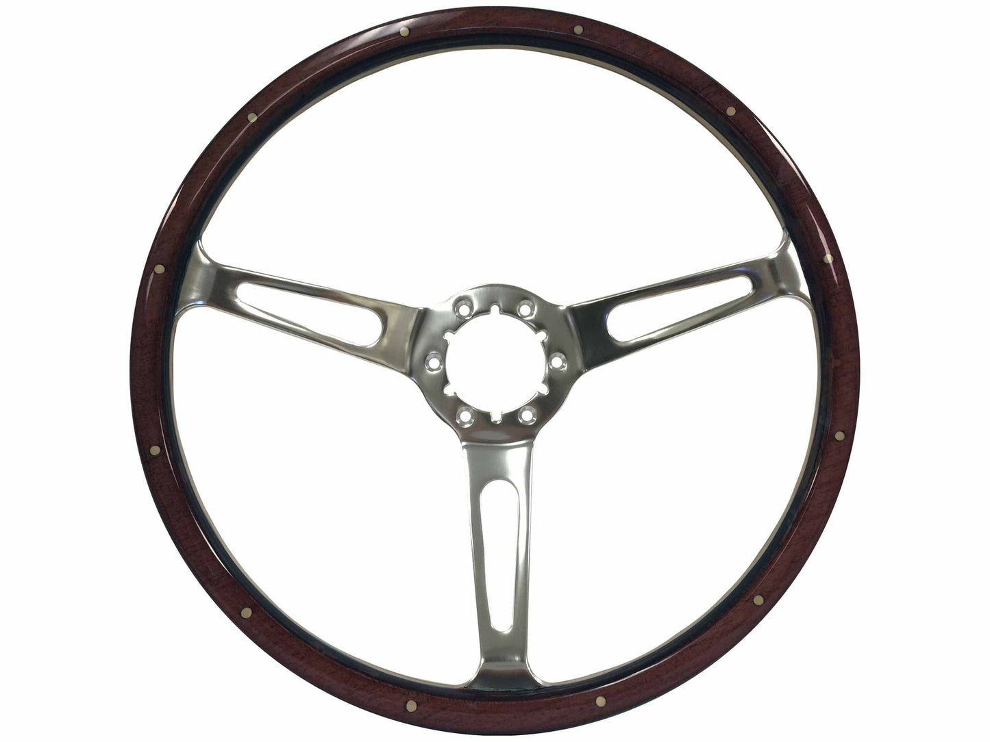 1969-77 Chevelle Steering Wheel Kit | Deluxe Espresso Wood | ST3553A