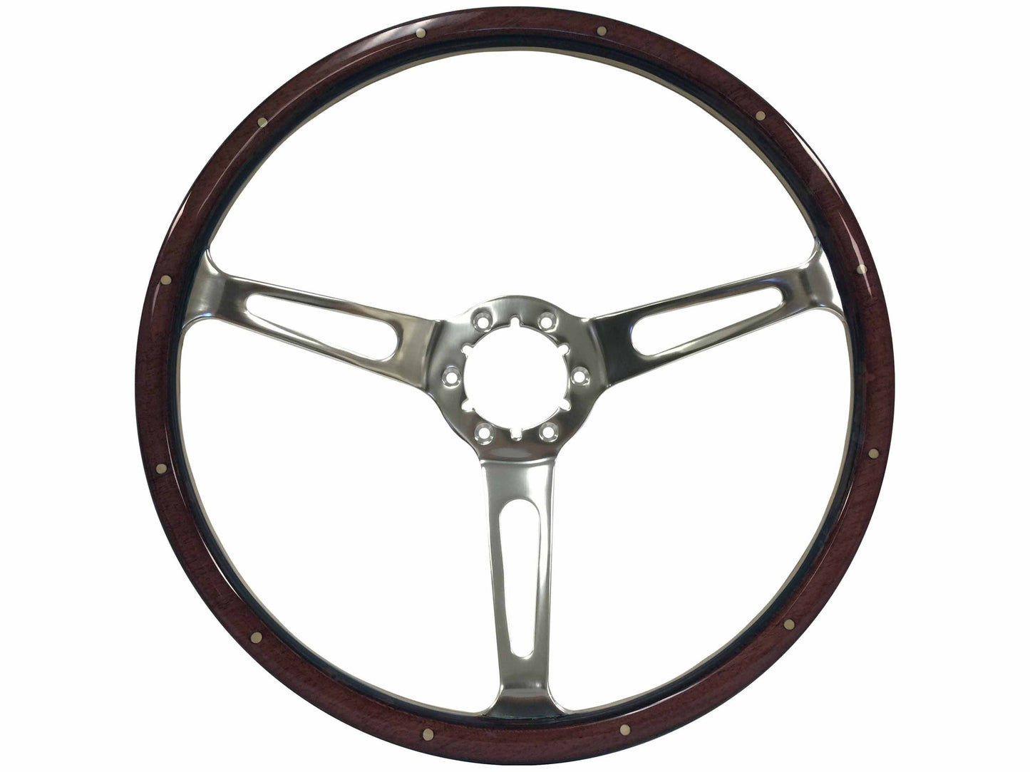 1967-68 Buick Steering Wheel Kit | Deluxe Espresso Wood | ST3553A