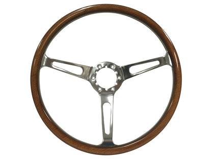 1969-89 Camaro Steering Wheel Kit | Deluxe Walnut Wood | ST3554