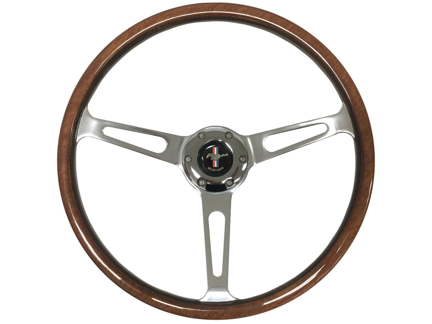 1984-04 Ford Mustang Steering Wheel Kit | Deluxe Walnut Wood | ST3554