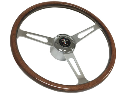 1965-68, 70-77 Ford Truck Steering Wheel Kit | Deluxe Walnut Wood | ST3554