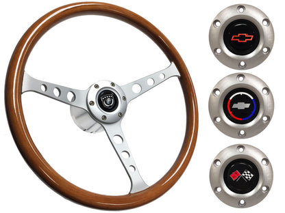1962-68 Chevy Nova Steering Wheel Kit | Classic Wood | ST3578