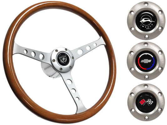 1969-85 Impala Steering Wheel Kit | Classic Wood | ST3578