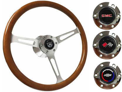 1960-73 Chevy Truck, GMC Steering Wheel Kit | Classic Wood | ST3579