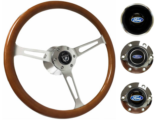 1965-69 Ford Ranchero Steering Wheel Kit | Classic Wood | ST3579