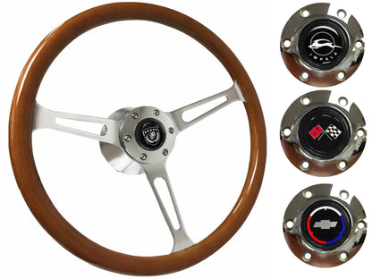 1955-68 Impala Steering Wheel Kit | Classic Wood | ST3579