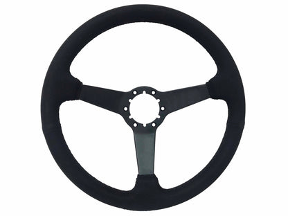 1967-69 Ford Galaxie Steering Wheel Kit | Black Ultralux Suede | ST3582BLK