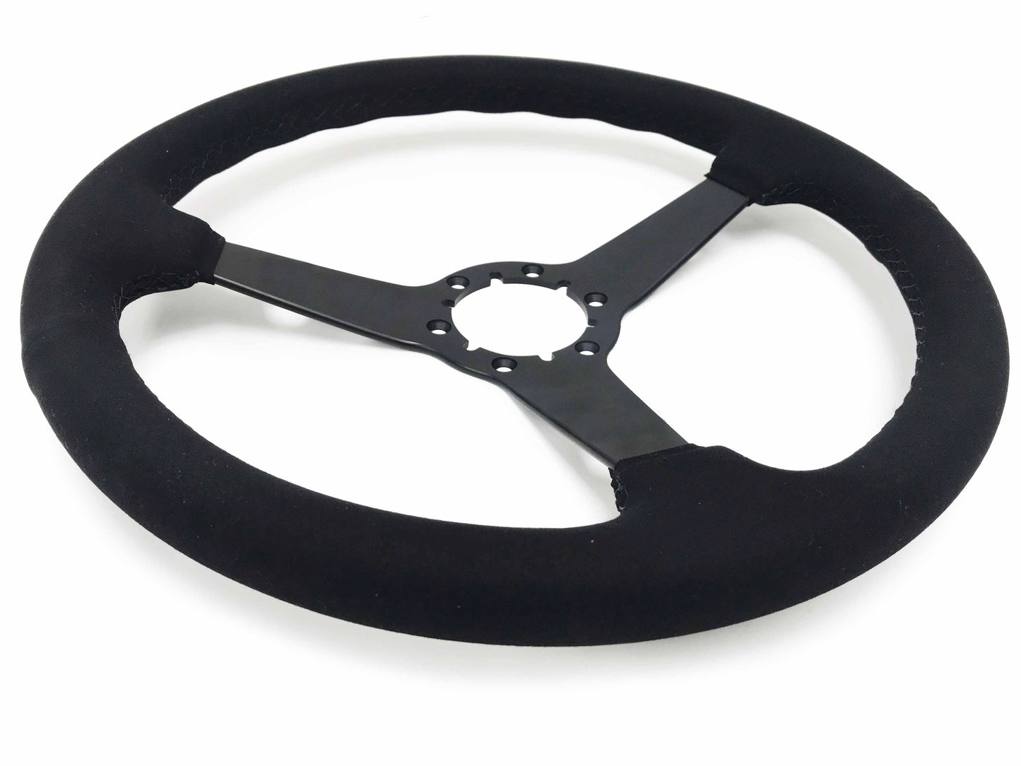 1975-77 Ford Bronco Steering Wheel Kit | Black Ultralux Suede | ST3582BLK