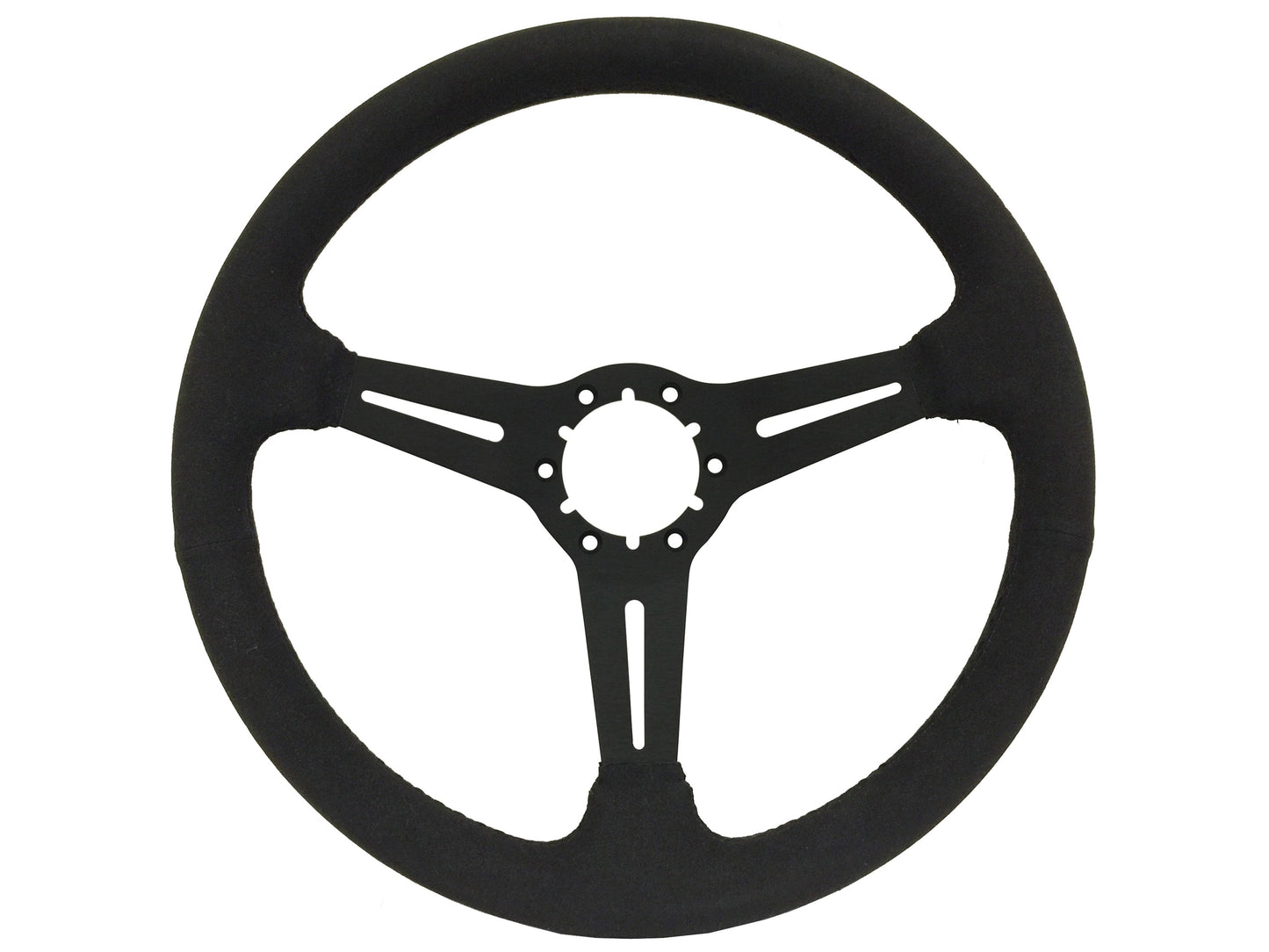 1969-87 El Camino Steering Wheel Kit | Black Ultralux Suede | ST3584BLK