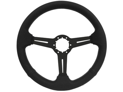 1965-69 Ford Ranchero Steering Wheel Kit | Perforated Black Leather | ST3586BLK