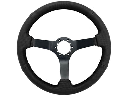 1960-73 Chevy Truck, GMC Steering Wheel Kit | Perforated Black Leather | ST3602BLK