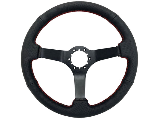 1969-89 Buick Steering Wheel Kit | Perforated Black Leather | ST3602RED