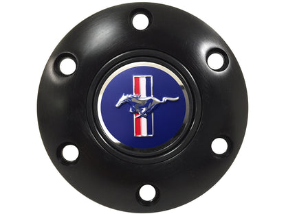 VSW S6 | Ford Mustang Running Pony Emblem | Black Horn Button | STE1053BLK