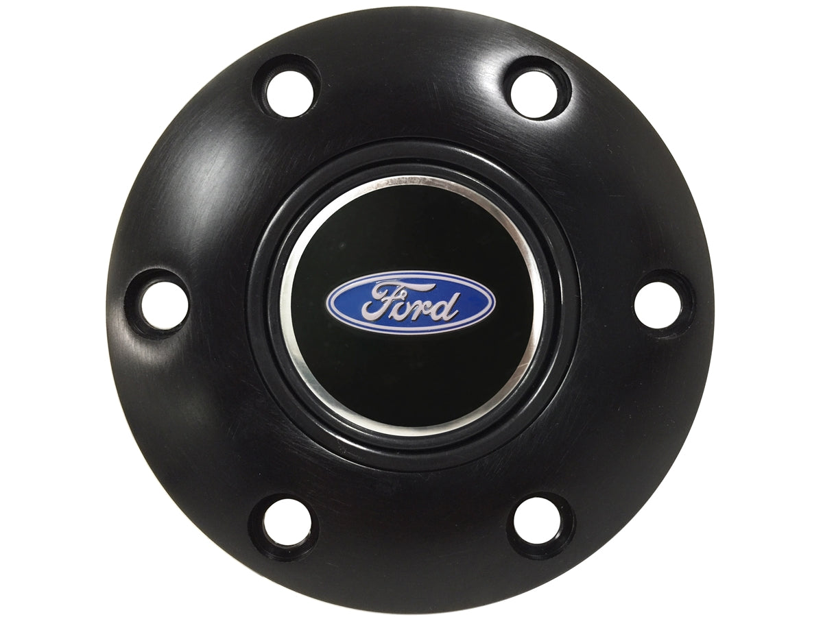 VSW S6 | Ford Blue Oval Raised Emblem | Black Horn Button | STE1074BLK