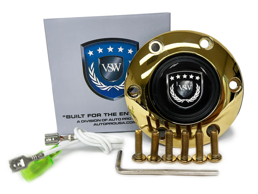 VSW S6 | Black VSW Emblem | Gold Horn Button | STEVSWBLK-GLD
