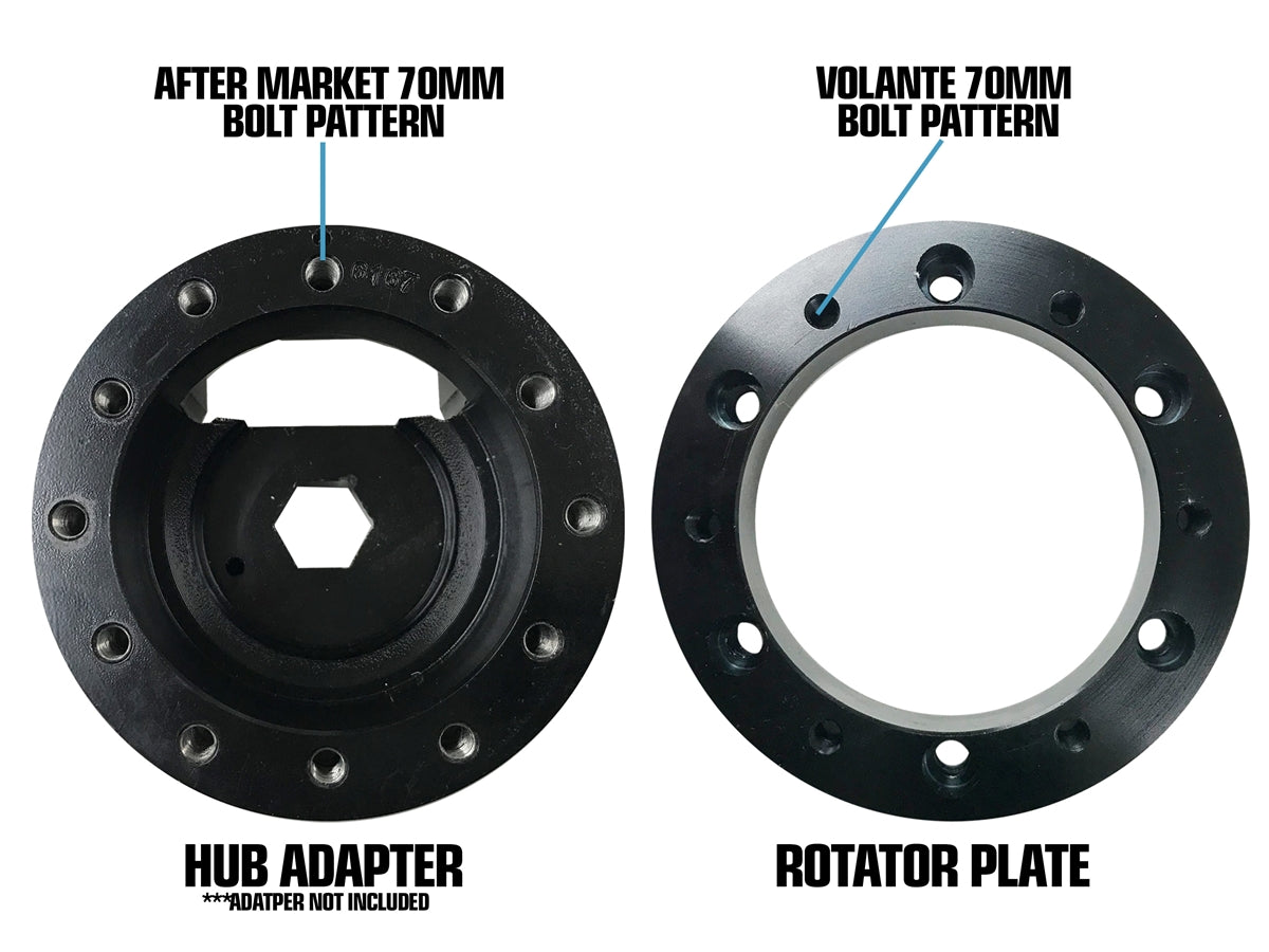 S6 Black Rotator Spacer Plate | STHROTATE-BLK