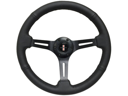 1967-68 Camaro Steering Wheel Kit | Perforated Black Leather | ST3586BLK