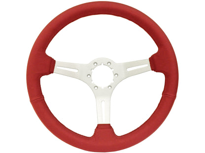 1965-69 Ford Ranchero Steering Wheel Kit | Red Leather | ST3014RED