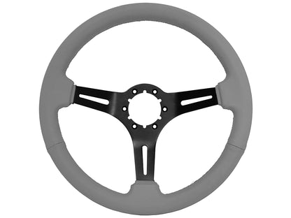 1967-69 Ford Galaxie Steering Wheel Kit | Grey Leather | ST3060GRY