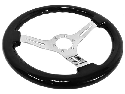 1970-76 Ford Torino Steering Wheel Kit | Black Ash Wood | ST3072