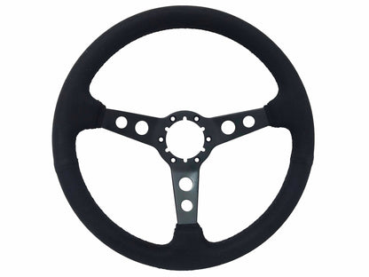 1970-79 Ford Ranchero Steering Wheel Kit | Black Ultralux Suede | ST3583BLK