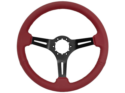 1962-68 Chevy Nova Steering Wheel Kit | Red Leather | ST3060RED