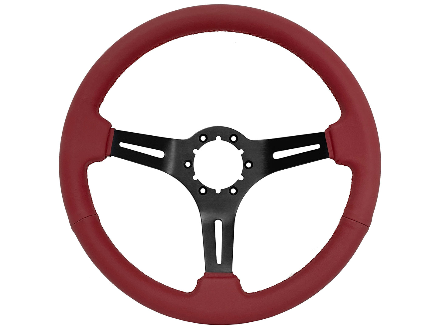 1984-04 Ford Mustang Steering Wheel Kit | Red Leather | ST3060RED