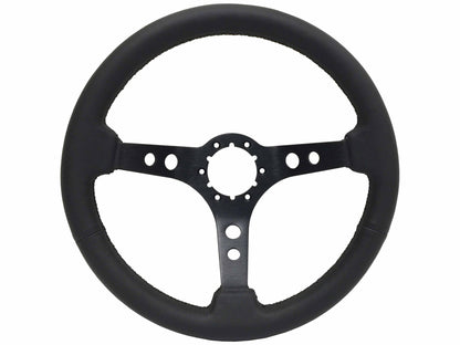 1967 Corvette Steering Wheel Kit | Black Leather | ST3094BLK