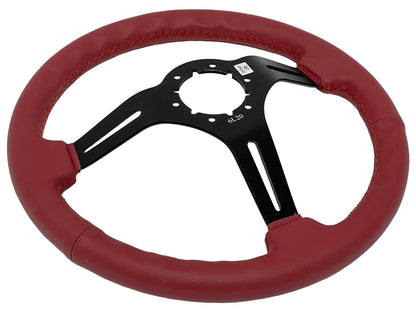 1969-89 Buick Telescopic Steering Wheel Kit | Red Leather | ST3060RED