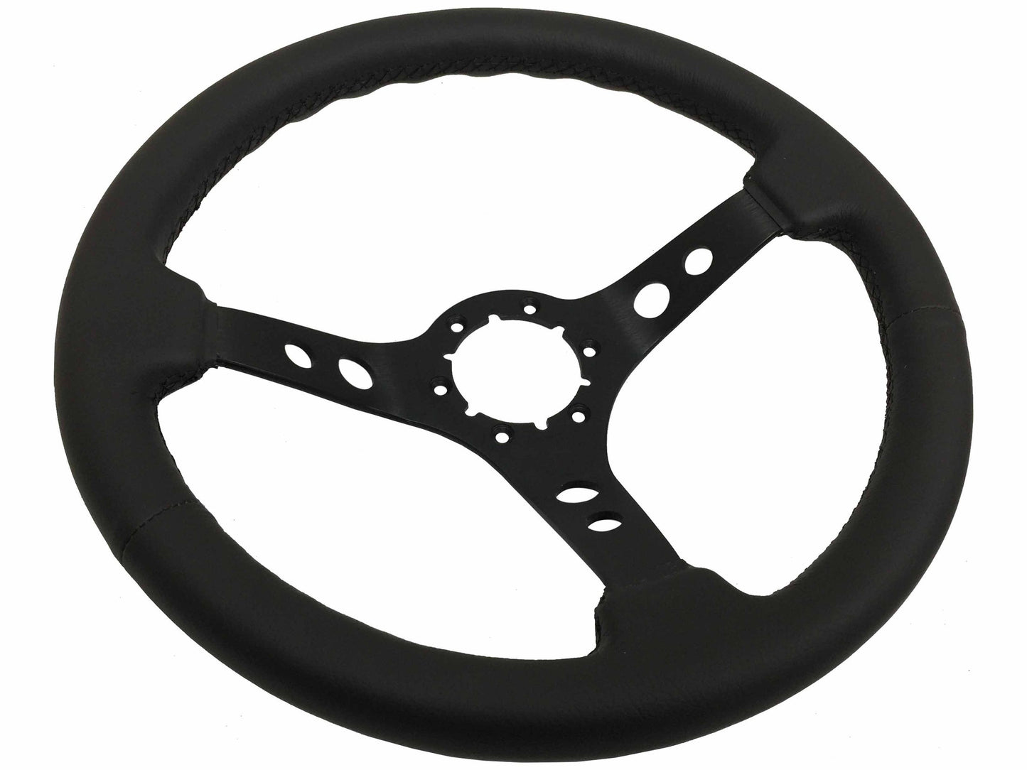 1969-77 Chevelle Steering Wheel Kit | Black Leather | ST3094BLK